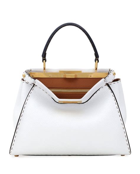 fendi speedy tricolor|Fendi peekaboo leather bag.